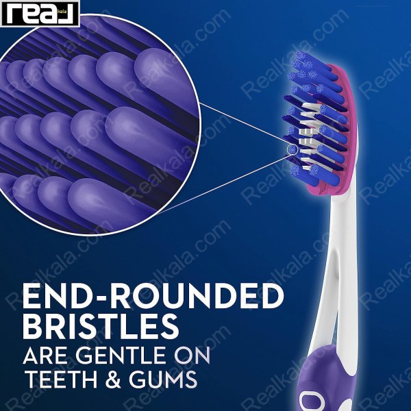 مسواک اورال بی مدل پرو فلکس برس متوسط Oral-B Toothbrush Pro-Flex Satin Eraser Medium