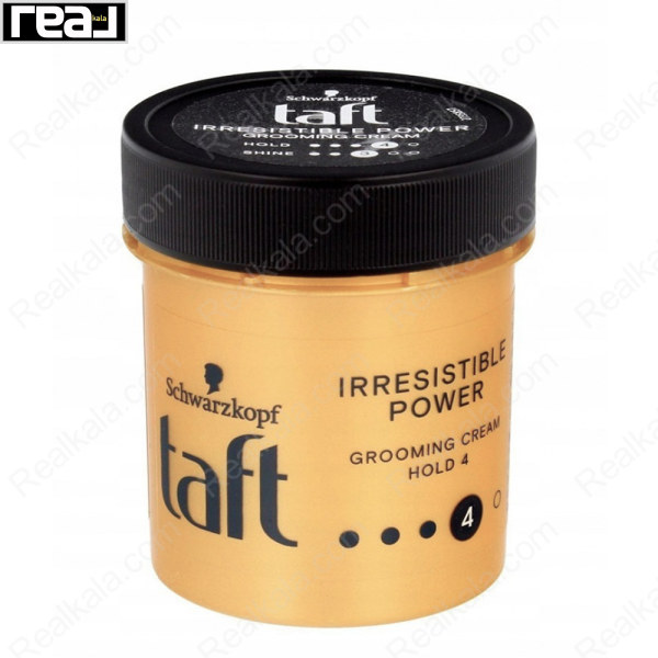 کرم حالت دهنده مو تافت شماره 4 Schwarzkopf Taft Irresistible Power Grooming Cream Hold
