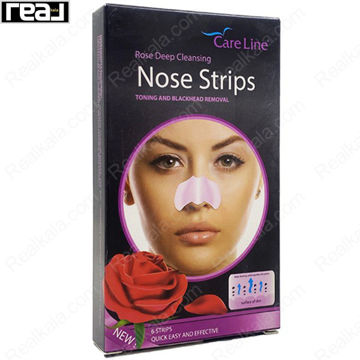 چسب بینی کر لاین حاوی عصاره گل رز Care Line Rose Deep Cleansing Nose