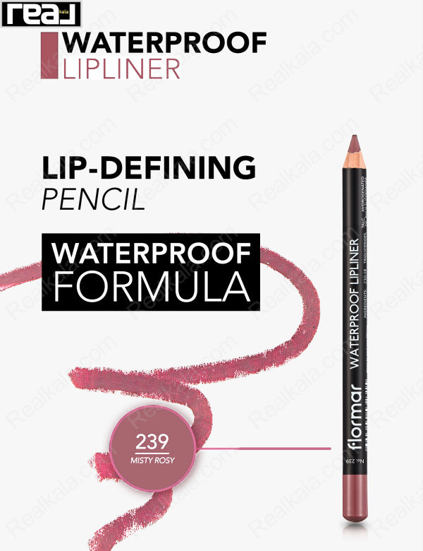 مداد لب ضد آب فلورمار 239 Flormar Waterproof Lipliner