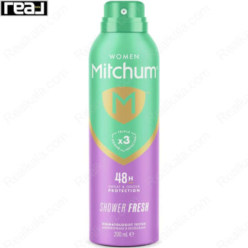 اسپری زنانه میچام مدل شاور فرش Mitchum Deodorant Spray Shower Fresh 200ml