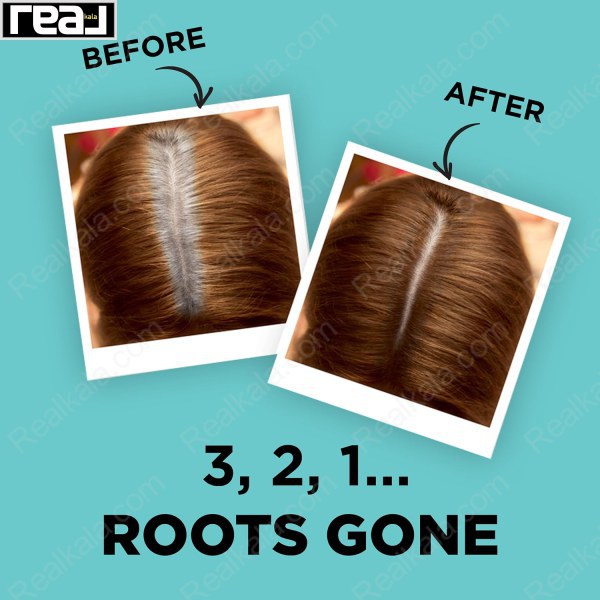 اسپری رنگ (کانسیلر) ریشه مو لورال مدل مجیک ریتاچ رنگ گلدن براون Loreal Magic Retouch Spray Golden Brown 75ml