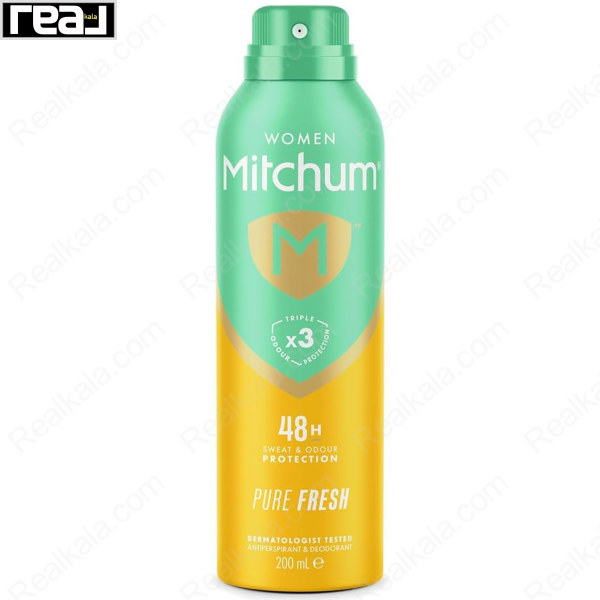 اسپری زنانه میچام مدل پیور فرش Mitchum Deodorant Spray Pure Fresh 200ml