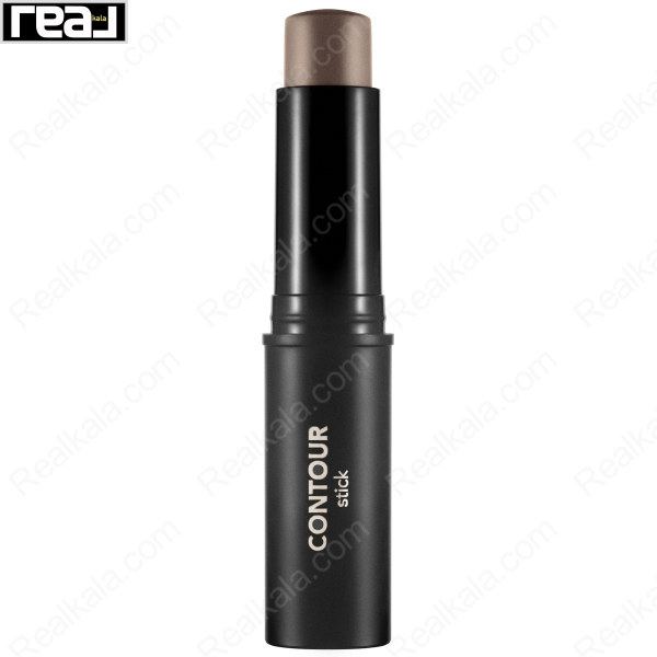 کانتور استیکی فلورمار شماره 03 رنگ Medium Deep با بدنه استیکی مشکی و مغزی قهوه‌ای تیره