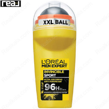 دئودورانت رولی (مام) لورال مدل اسپرت 96 ساعته Loreal Men Expert Sport 96h Deodorant Roll-On