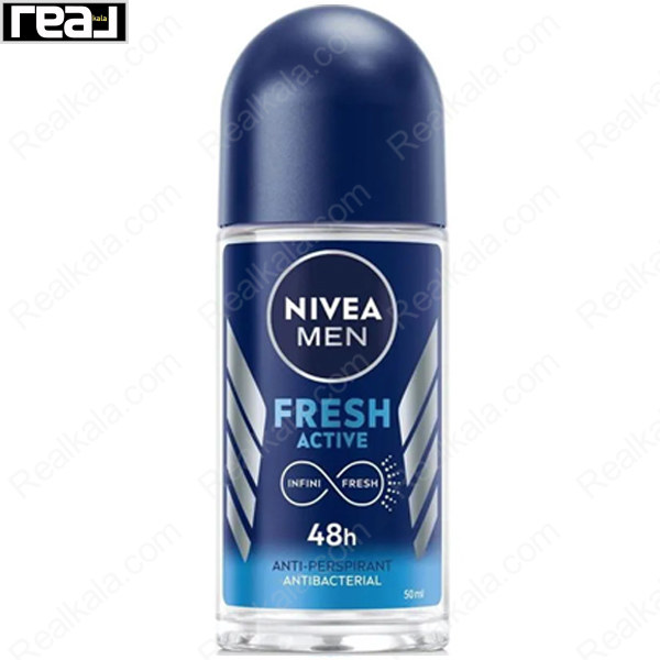 رول ضد تعریق نیوا مردانه Fresh Active با خاصیت آنتی‌باکتریال و حس تازگی بی‌نهایت