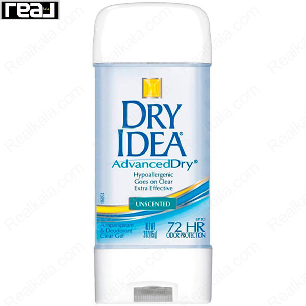 ژل ضد تعریق و دئودورانت Dry Idea AdvancedDry بدون رایحه با محافظت 72 ساعته