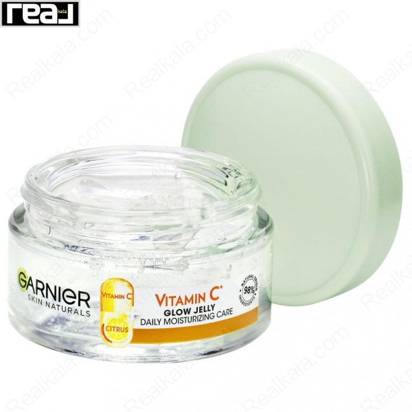 ژل روشن کننده ویتامین سی گارنیر Garnier Vitamin C Glow Jelly Daily Moisturising Care 50ml