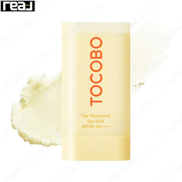 استیک ضد آفتاب TOCOBO Vita Waterproof SPF50+ PA++++ 19g بدون رد سفید و مقاوم در برابر آب