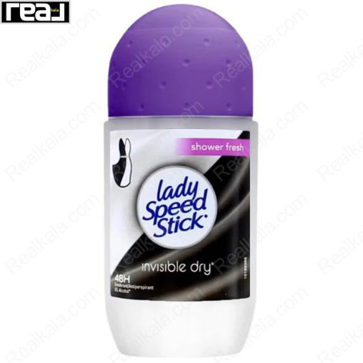 رول ضد تعریق (مام) لیدی اسپید زنانه مدل شاور فرش Lady Speed Invisible Dry Shower Fresh Roll On