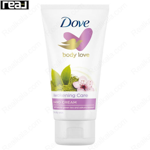 کرم مرطوب کننده دست داو عصاره چای سبز ماچا و شکوفه گیلاس Dove Awakening Care Hand Cream 75ml