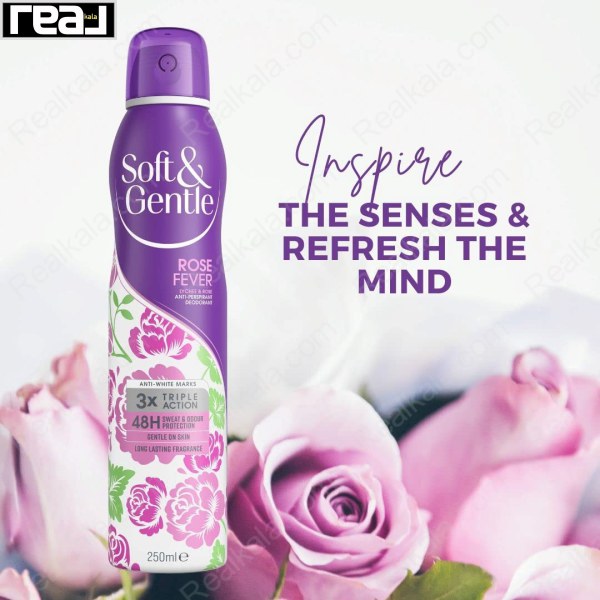 اسپری سافت اند جنتل رایحه Rose Fever