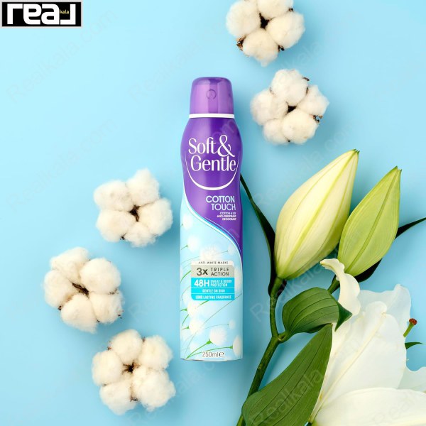 اسپری سافت اند جنتل رایحه Cotton Touch