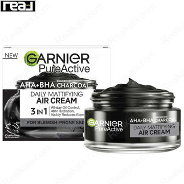 کرم روزانه مات‌ کننده گارنیر با AHA، BHA و زغال فعال