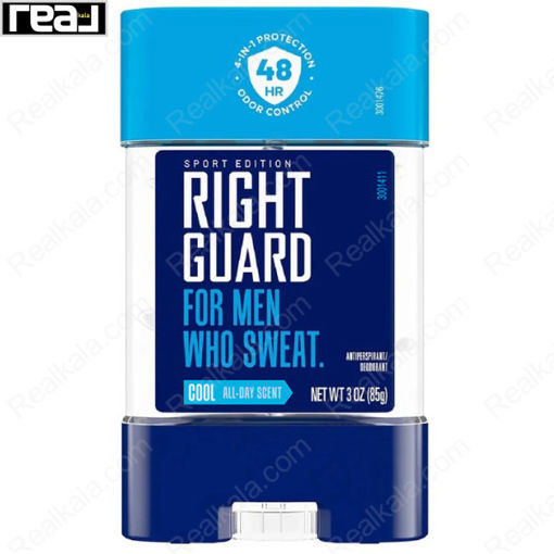 ضد تعریق (مام) ژله ای رایت گارد مدل کول Right Guard Sport Edition For Men Who Sweat Cool 85g