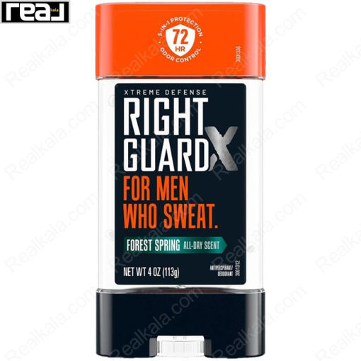 ضد تعریق (مام) ژله ای رایت گارد اکستریم دفنس مدل فورست اسپرینگ Right Guard Xtreme Defense 72HR Forest Spring 113g