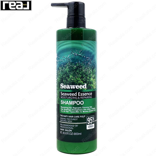 شامپو تقویت‌ کننده جلبک دریایی گاک ضد ریزش و آبرسان مو Gueck Seaweed Essence Shampoo 900ml