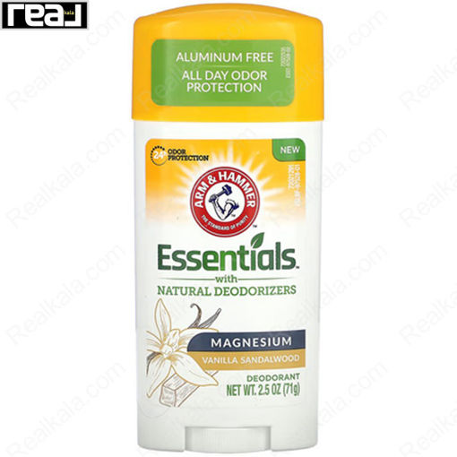 ضد تعریق ژله ای (مام) آرم اند همر مدل وانیل Arm & Hammer Essentials Deodorant Magnesium