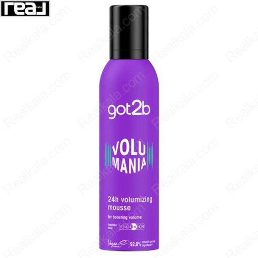 موس حجم‌ دهنده مو گات تو بی 24 ساعته Got2b Volumania 24h Volumizing Mousse 250ml