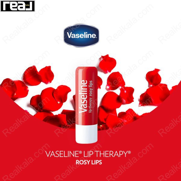 بالم لب استیکی وازلین مدل Rose