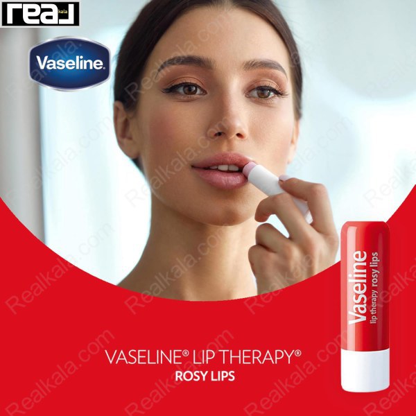 بالم لب استیکی وازلین مدل Rose Lips