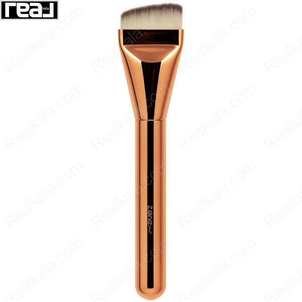 براش کرم پودر سر تخت زد وان مدل Z-307 با طراحی عریض و الیاف متراکم برای پخش یکنواخت کرم پودر