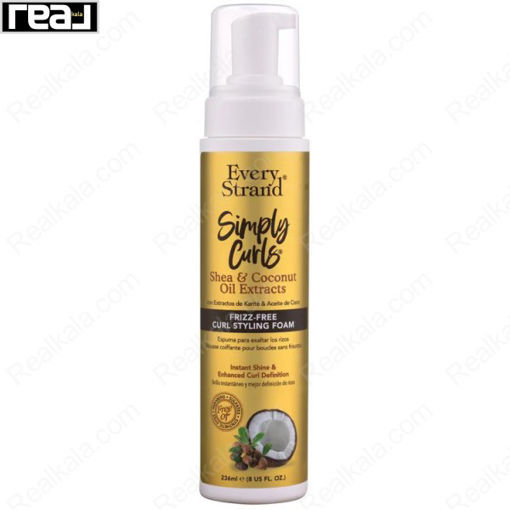 فوم حالت‌ دهنده فر مو اوری استرند Every Strand Simply Curls Frizz Free Curl Styling Foam 236ml