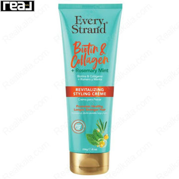 نمای محصول کرم حالت دهنده مو Every Strand Biotin & Collagen با عصاره رزماری و نعناع مناسب تقویت و ضخیم‌تر نشان دادن مو