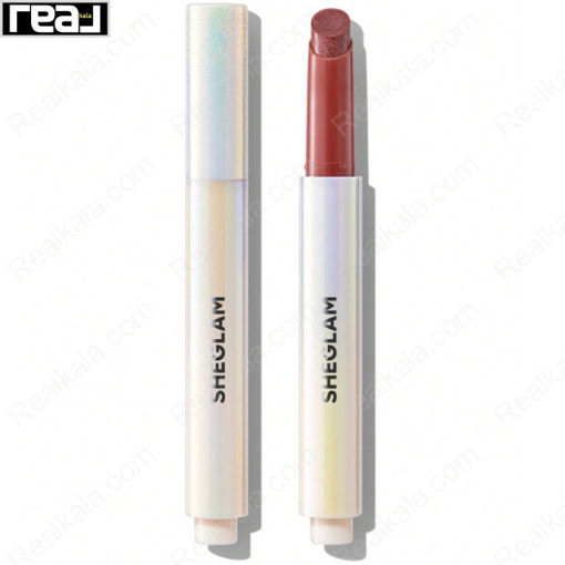 رژ لب قلمی شیگلم رنگ First Crush اکلیلی Sheglam Pout-Perfect Shimmer Lip Plumper