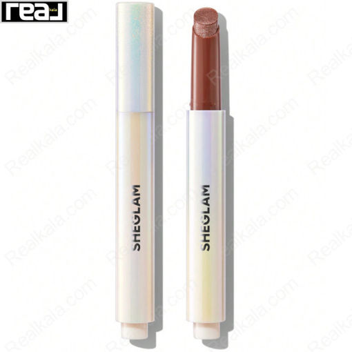 رژ لب شیگلم قلمی رنگ گلد راش اکلیلی Sheglam Pout-Perfect Shimmer Lip Plumper Gold Rush