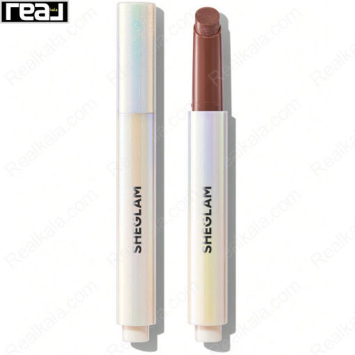 رژ لب شیگلم قلمی رنگ ویولت فیز اکلیلی Sheglam Pout-Perfect Shimmer Lip Plumper Violet Fizz