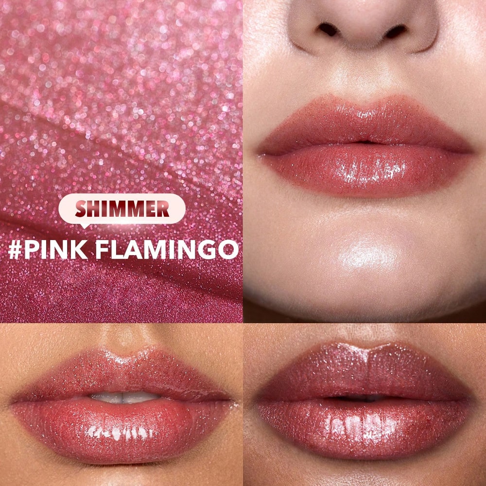 لیپ پلامپر Pink Flamingo برجسته‌ سازی لب‌ها با جلوه براق و طبیعی