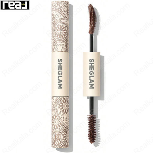 ریمل شیگلم دو طرفه ضد آب رنگ قهوه ای Sheglam All-In-One Mascara Waterproof Macchiato