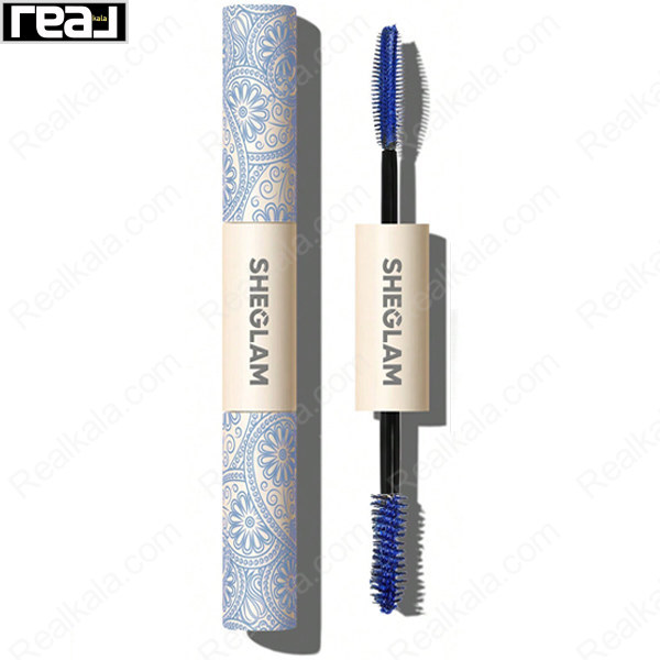 ریمل دو طرفه ضد آب شیگلم رنگ آبی