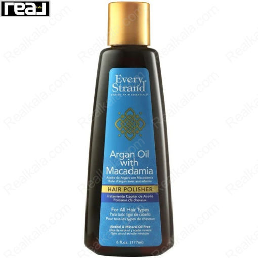 سرم موی روغن آرگان و ماکادمیا اوری استرند Every Strand Argan Oil With Macadamia Hair Polisher 177ml