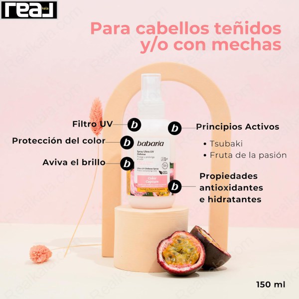 خصوصیات اسپری محافظ رنگ مو باباریا