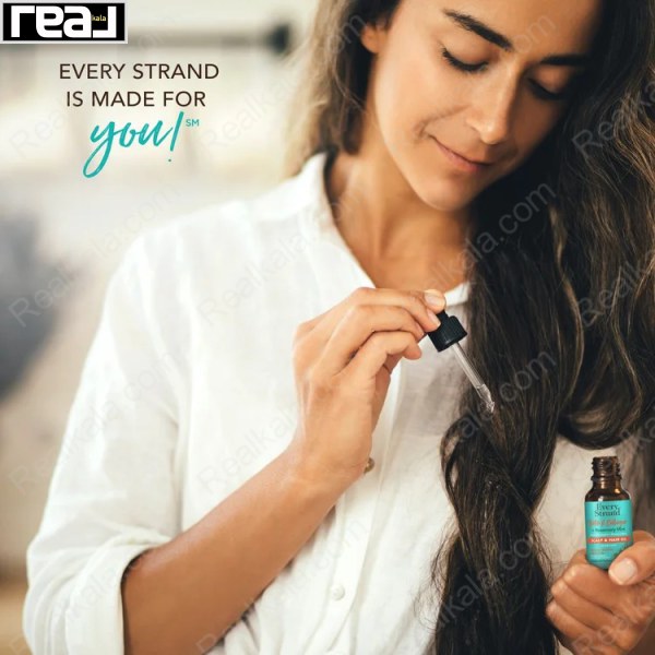 روغن مراقبتی برای انواع مو با استفاده از قطره‌ چکان