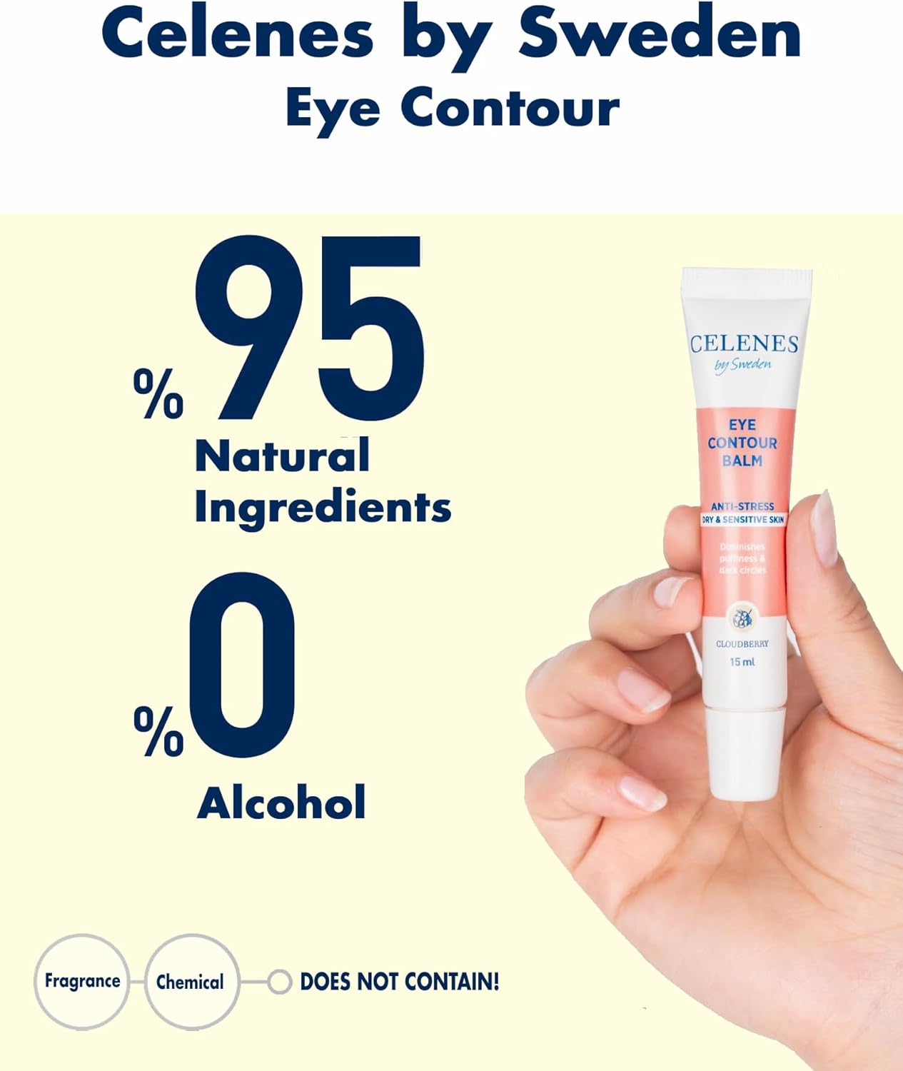بالم دور چشم سلنس ضد تیرگی و پف Celenes Eye Contour Balm 15ml