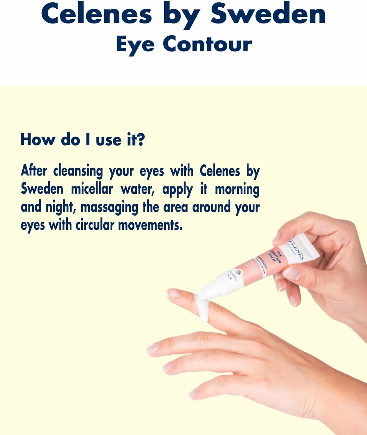 بالم دور چشم سلنس ضد تیرگی و پف Celenes Eye Contour Balm 15ml