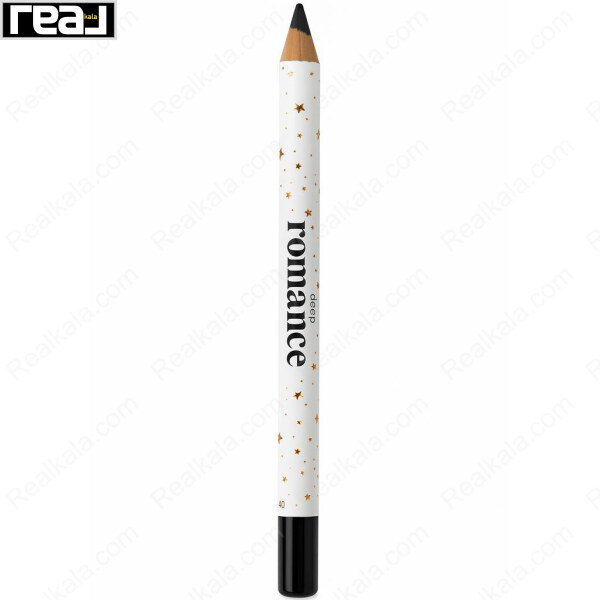 مداد چشم مشکی دیپ رومنس مدل کژال Deep Romance Sensitive Kajal Eyeliner Black