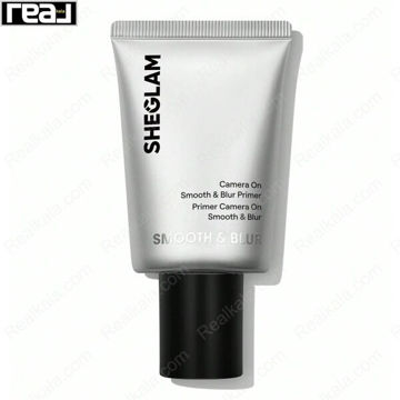 پرایمر صورت شیگلم صاف‌ کننده و مات‌ کننده مناسب پوست چرب و مختلط Sheglam Camera On Smooth & Blur Primer