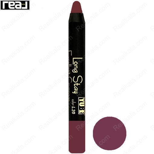 رژ لب مدادی یوبه شماره ۲۰ مدل لانگ استی Yube Long Stay Pencil Lipstick L 20