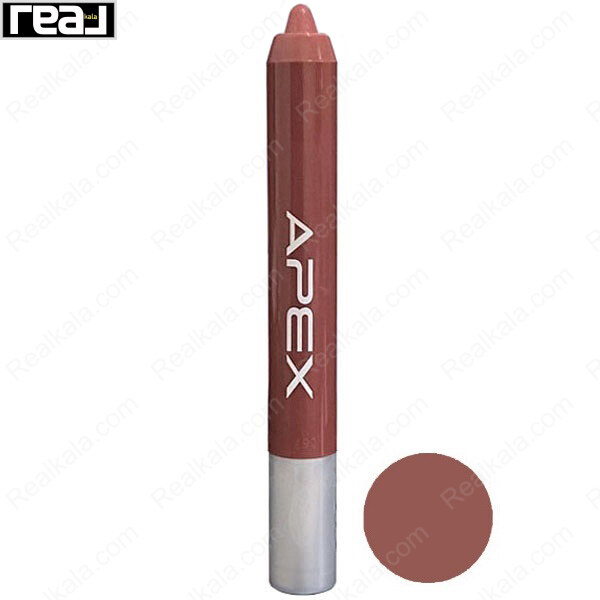 رژ لب مدادی Apex مدل Favourit  شماره 304 با بافت مات و کرمی، ضد آب