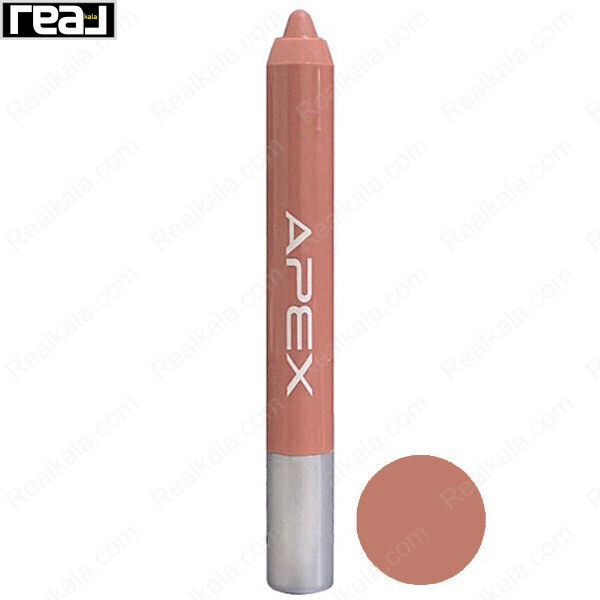رژ لب مدادی Apex مدل Favourit  شماره 301 با بافت مات و کرمی، ضد آب
