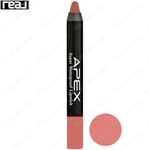 رژ لب مدادی اپکس شماره ۳۰۴ مدل مات و ضد آب Apex Super Waterproof Lipstick