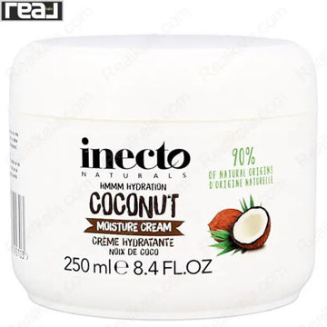 کرم مرطوب کننده اینکتو نارگیل آبرسان قوی دست Inecto Coconut Moisture Cream 250ml