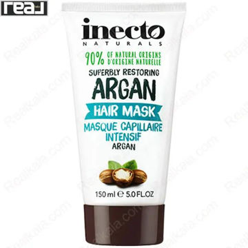 ماسک مو اینکتو آرگان ترمیم و نرم کنندگی فوری Inecto Argan Hair Mask 150ml