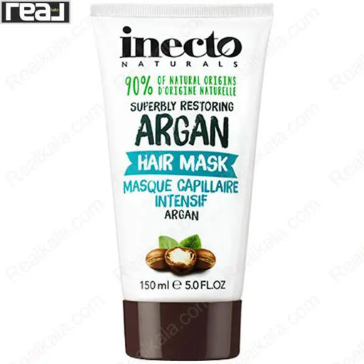 ماسک مو اینکتو آرگان ترمیم و نرم کنندگی فوری Inecto Argan Hair Mask 150ml