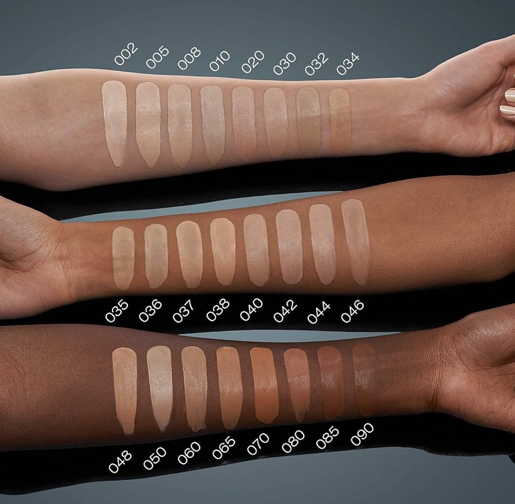 تست رنگ کرم پودر مایع کاتریس مدل اچ دی