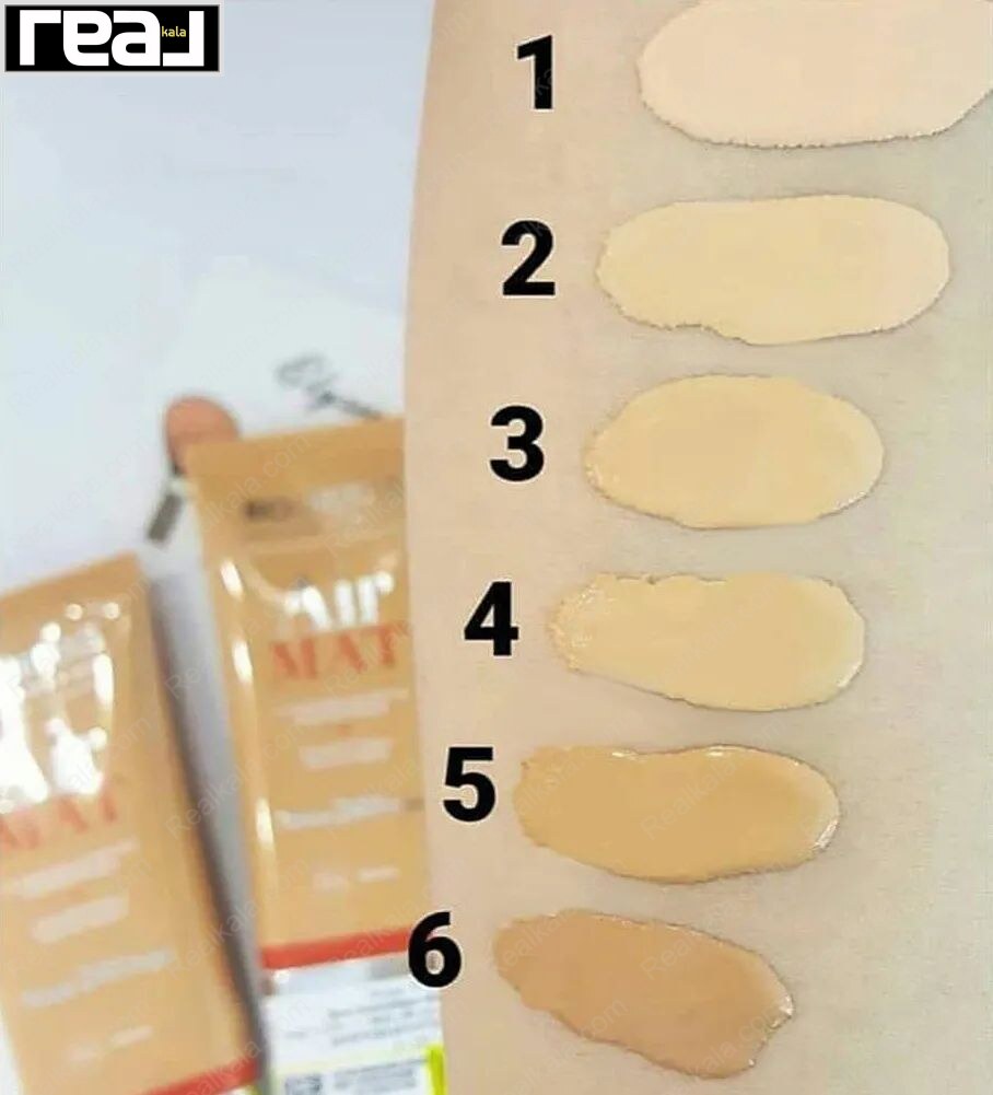 تست رنگ کرم پودر بورژوا ایر مت شماره ۰۳